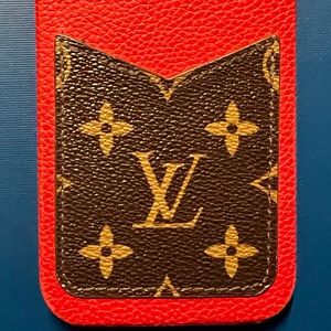 iPhone 13 Pro Red and Mono Phone Case card holder